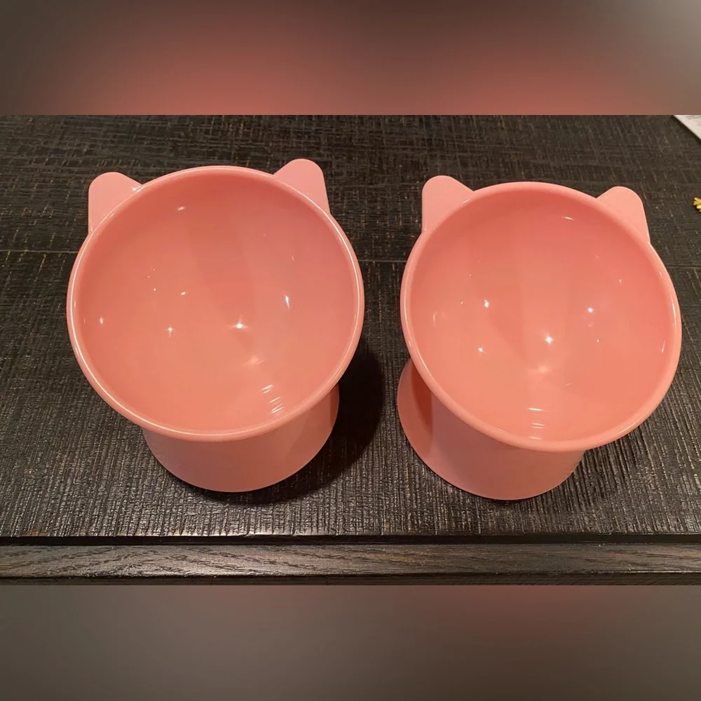2 cat or dog bowls NEW